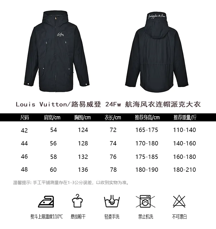 Louis Vuitton 24Fw Maritime Windbreaker Hooded Parka